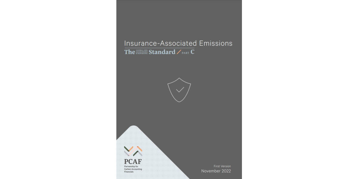 PCAF launches the Global GHG Accounting and Reporting Standard for Insurance-Associated Emissions
