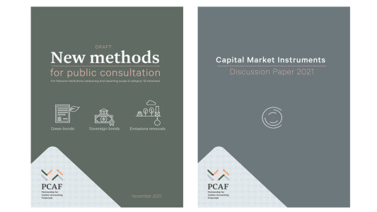 PCAF launches a public consultation on three new draft methods and a discussion paper on capital market instruments