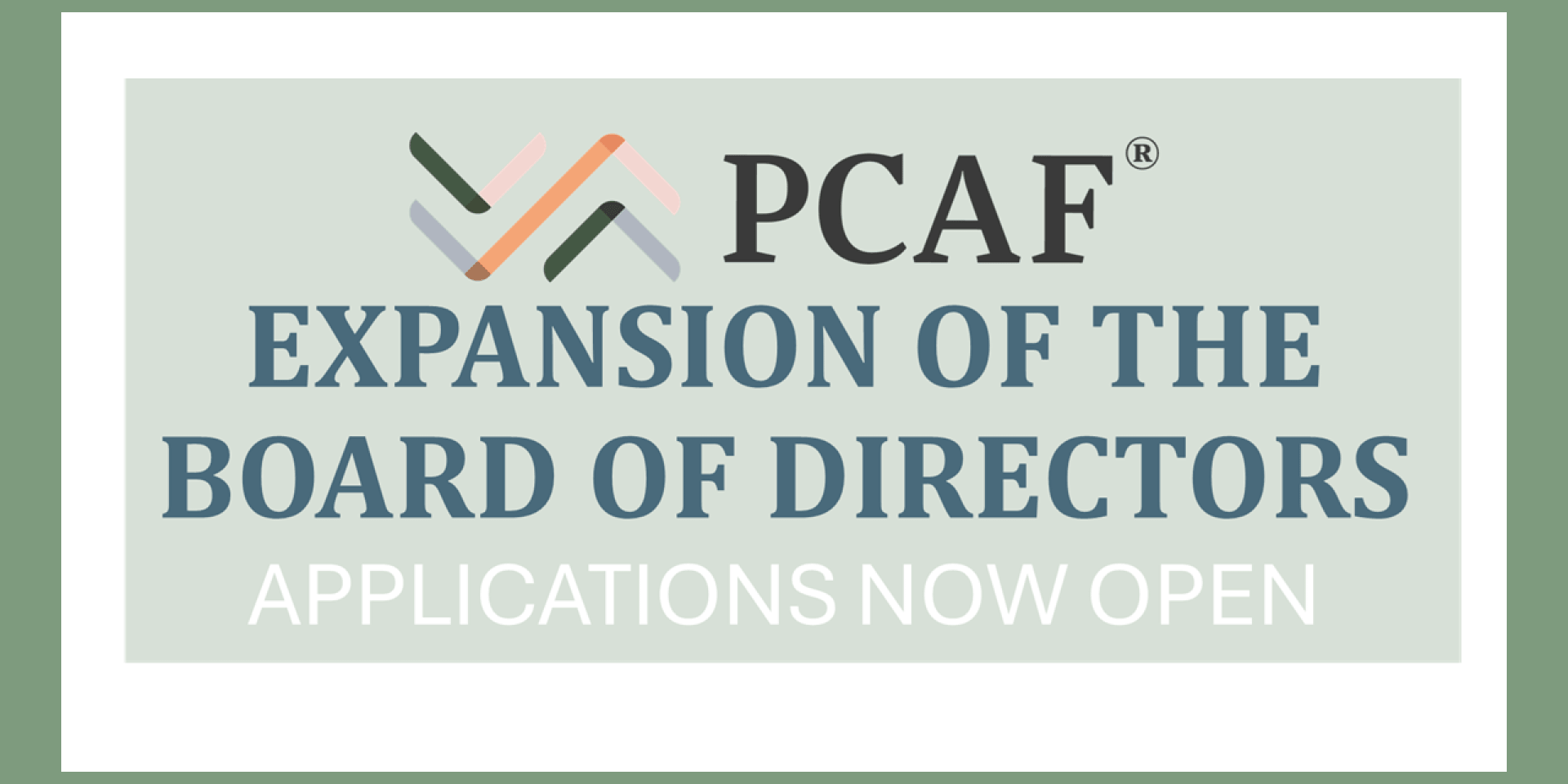 Illustration for newsitem Expansion of the PCAF Board of Directors: Applications Now Open