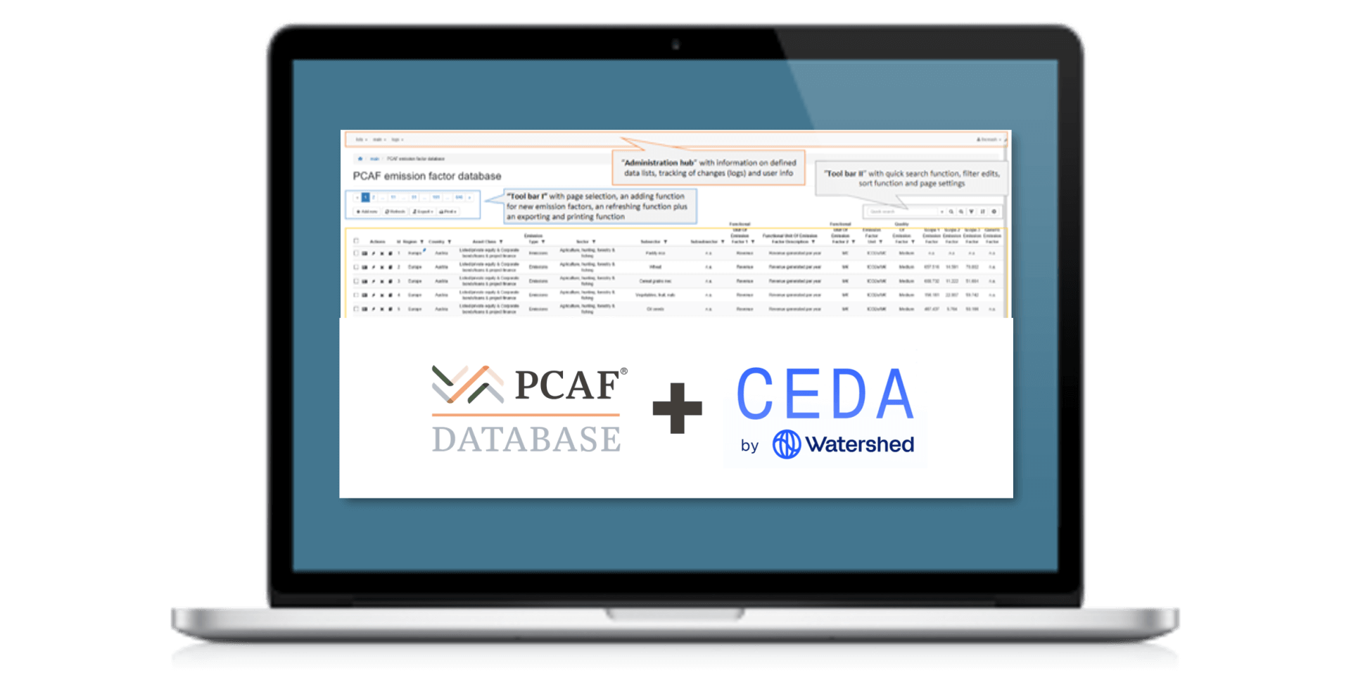 Illustration for newsitem PCAF Integrates CEDA into Database to Improve Emissions Measurement  