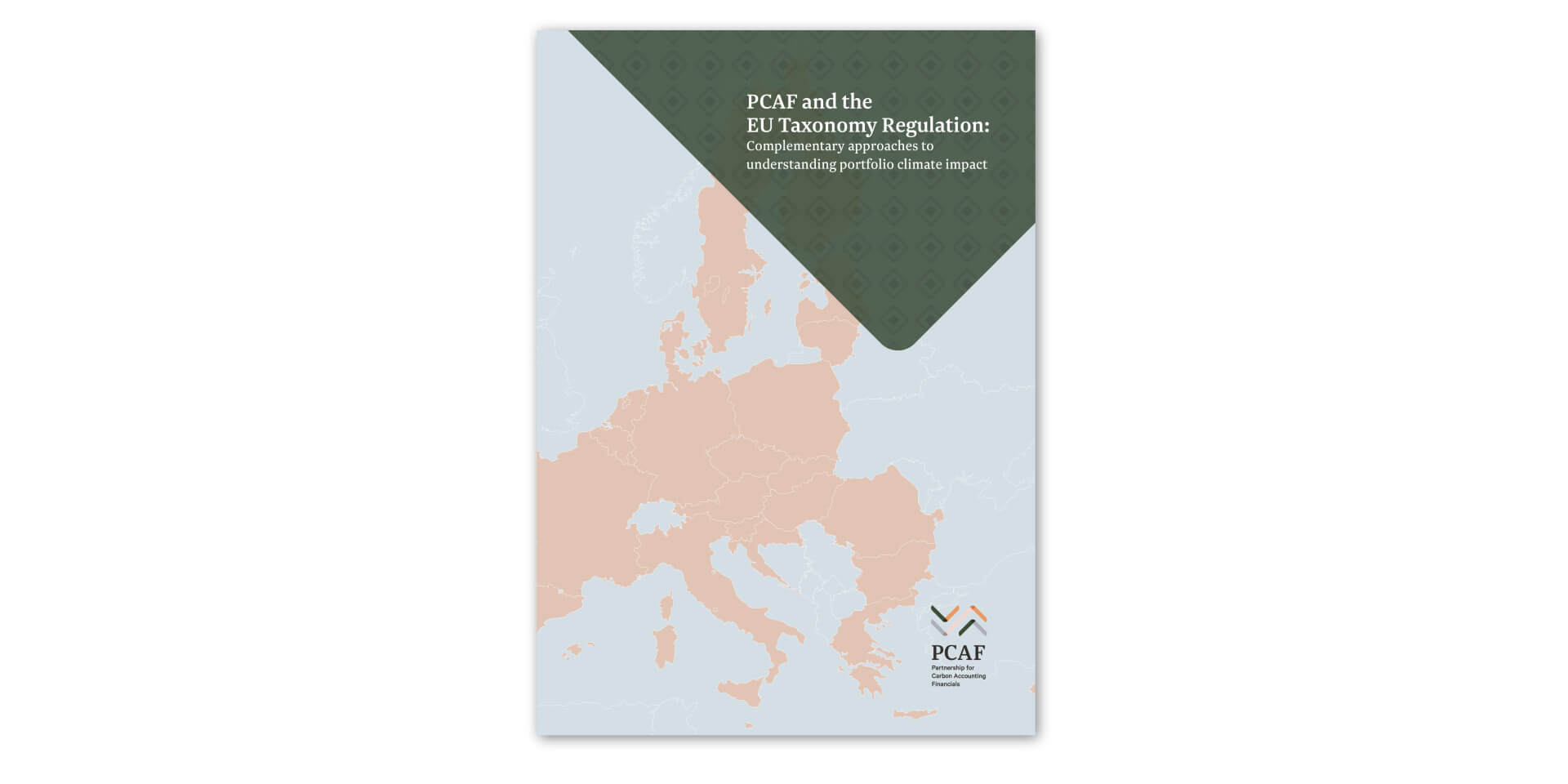 Illustration for newsitem Report shows the benefits of using the PCAF Standard in concert with the EU Taxonomy Regulation