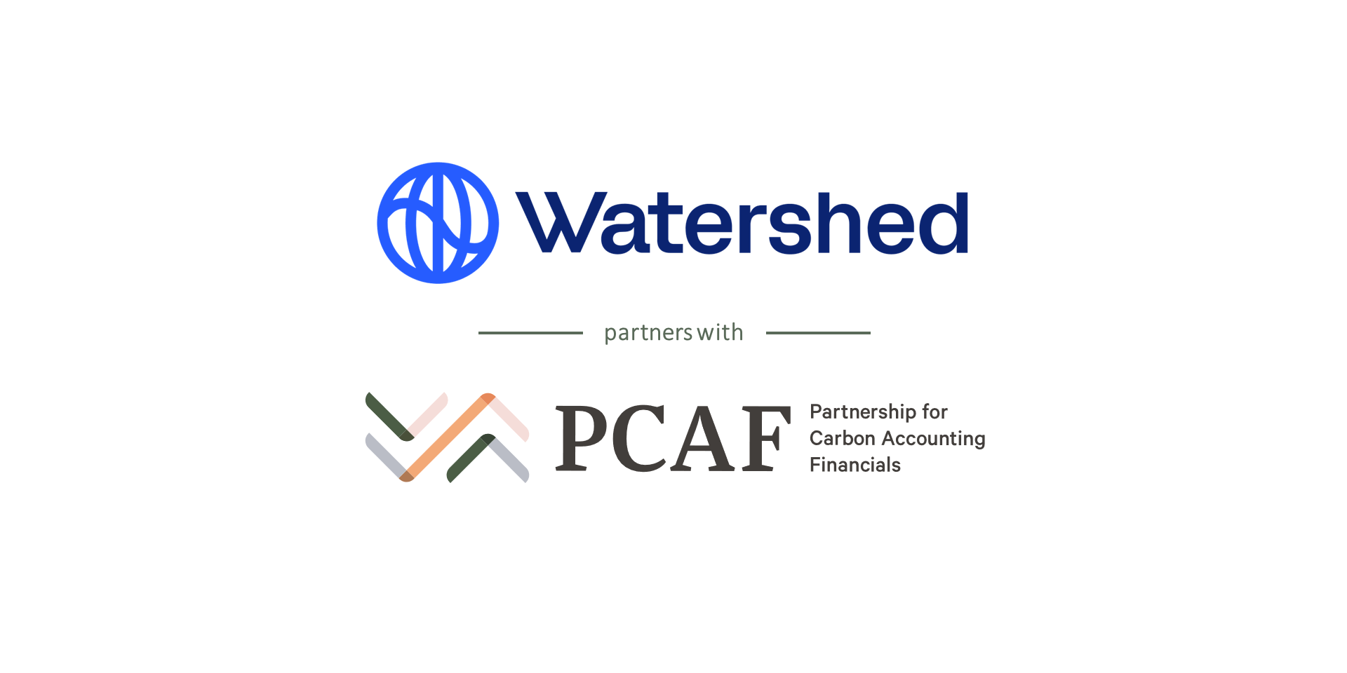 Illustration for newsitem PCAF and Watershed Partner to Increase Transparency in Financial Sector’s Efforts to Decarbonize