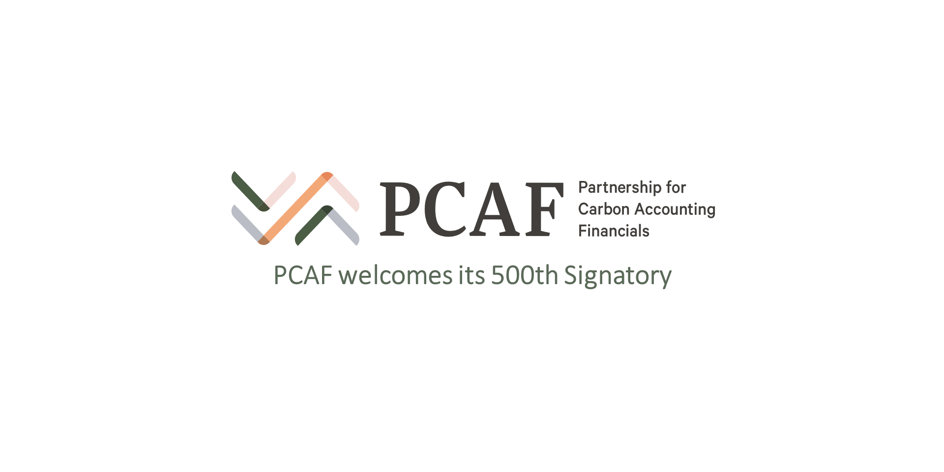 Illustration for newsitem PCAF welcomes 500th signatory as demand for GHG accounting drives initiative’s continued growth