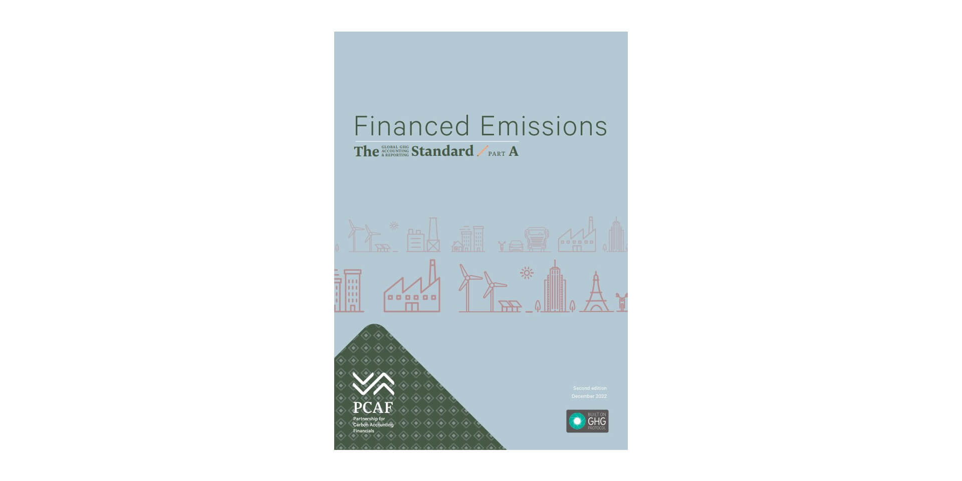 Illustration for newsitem PCAF launches the 2nd version of the Global GHG Accounting and Reporting Standard for the Financial Industry