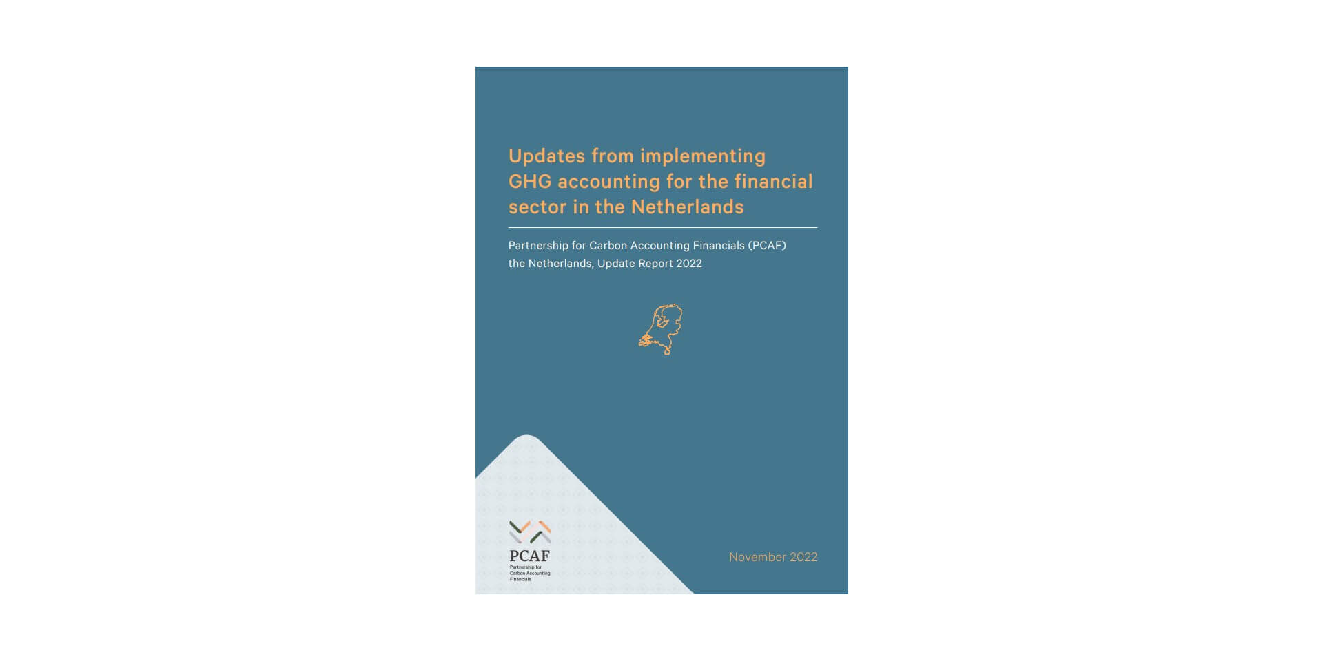 Illustration for newsitem PCAF Netherlands publishes 6th annual report on implementation of GHG accounting for the financial sector in the Netherlands