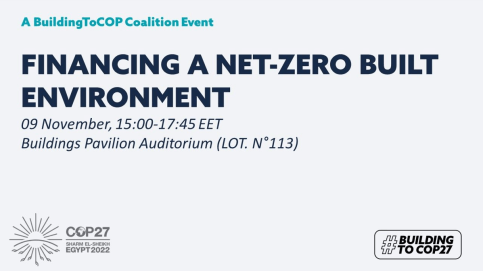COP 27: Financing a net zero built environment