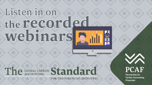 Public Consultation on the draft Global Carbon Accounting Standard for the Financial Industry