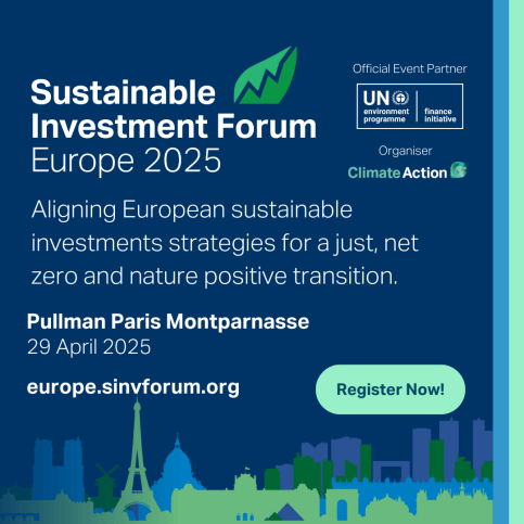 PCAF partners with Climate Action for the Sustainable Investment Forum Europe