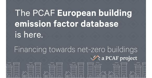 Towards net-zero buildings: the Partnership for Carbon Accounting Financials (PCAF) launches European building emission factor database