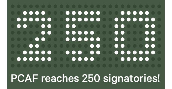 PCAF welcomes 250th signatory, growing global participation fourfold in three years