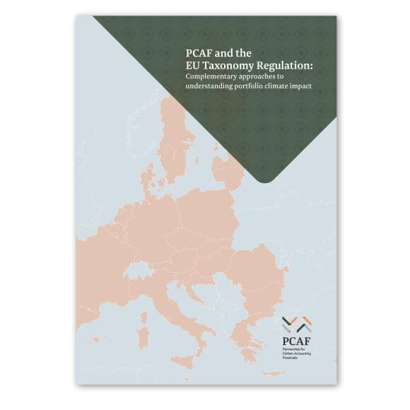 Report shows the benefits of using the PCAF Standard in concert with the EU Taxonomy Regulation