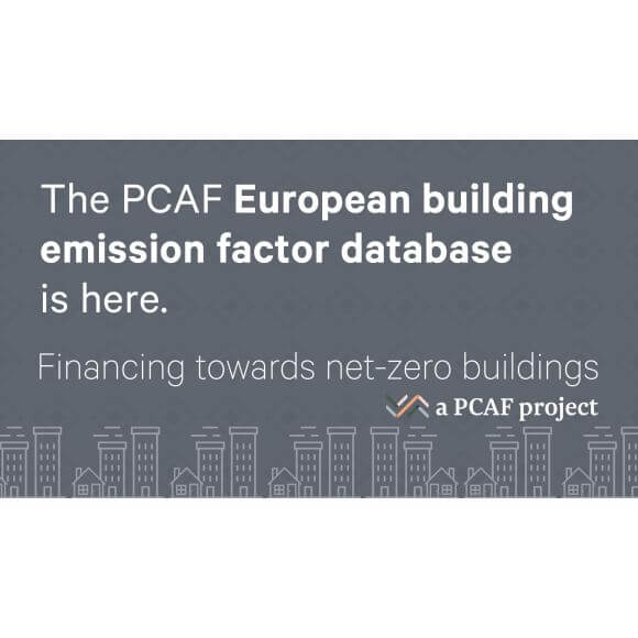 Towards net-zero buildings: the Partnership for Carbon Accounting Financials (PCAF) launches European building emission factor database