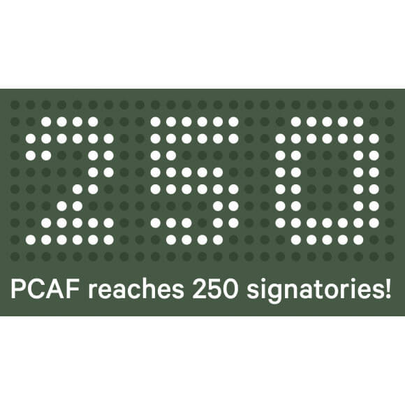 PCAF welcomes 250th signatory, growing global participation fourfold in three years