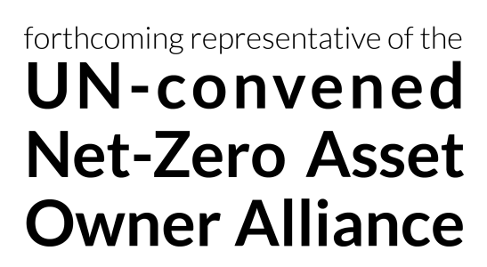 UN-convened Net-Zero Asset Owner alliance